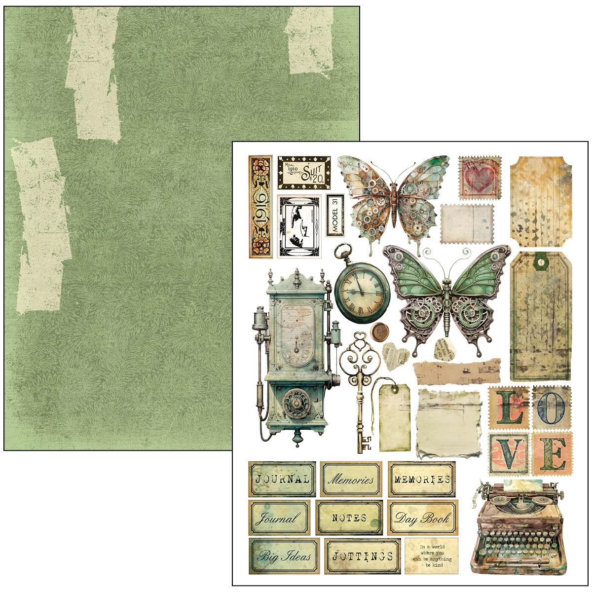 CIAO BELLA - Mixed Media Book - Time Capsule