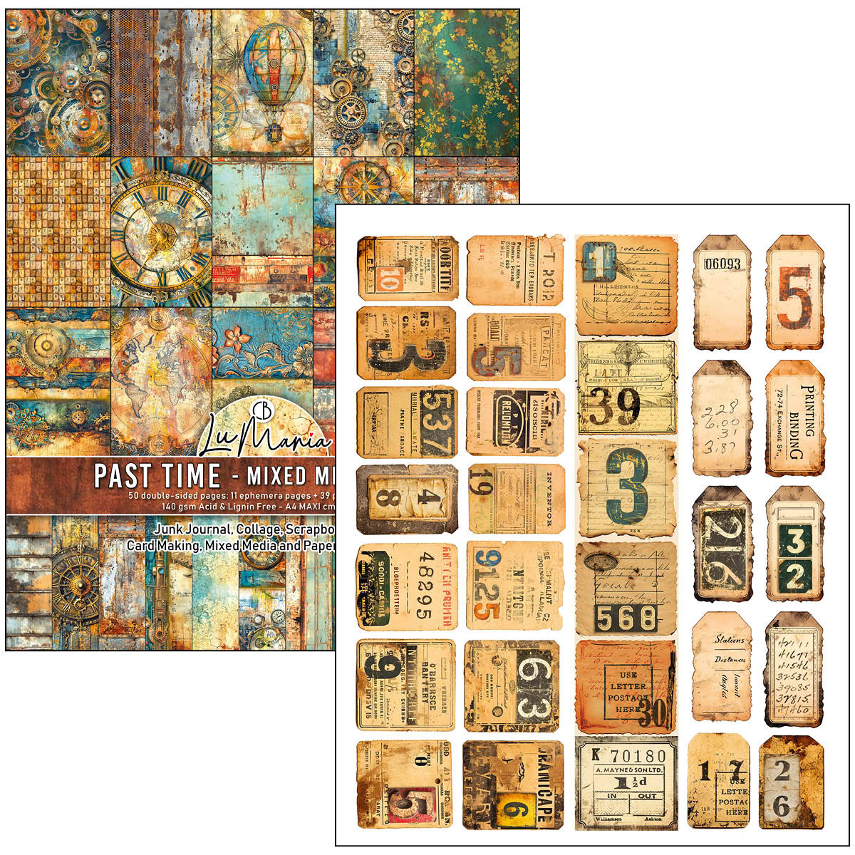 CIAO BELLA - Mixed Media Book - Past Time