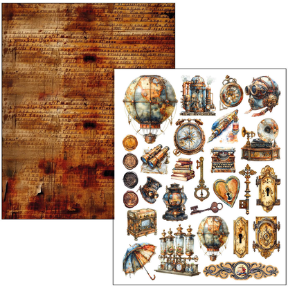 CIAO BELLA - Mixed Media Book - Past Time