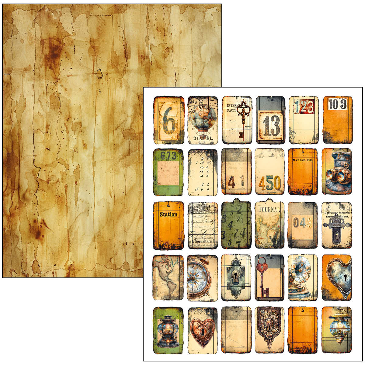 CIAO BELLA - Mixed Media Book - Past Time