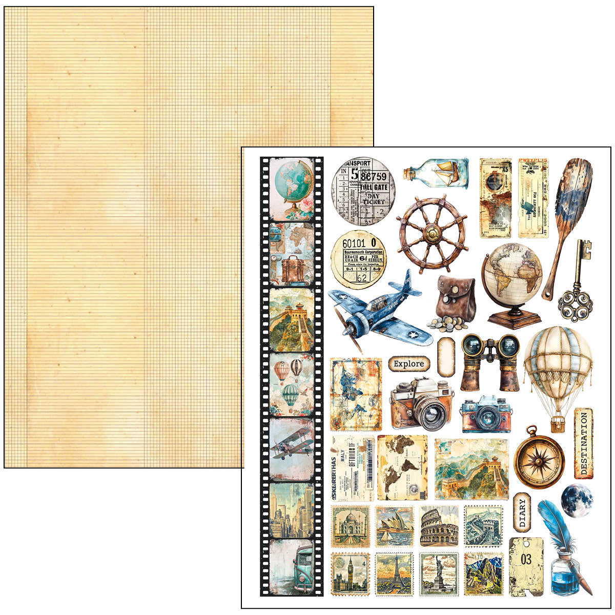 CIAO BELLA - Mixed Media Book - Journey Ahead