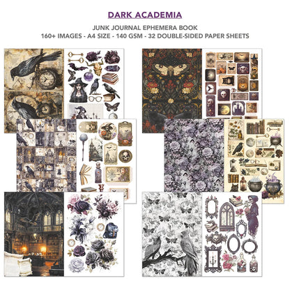 CIAO BELLA -Junk Journal & Ephemera Book - Dark Academia