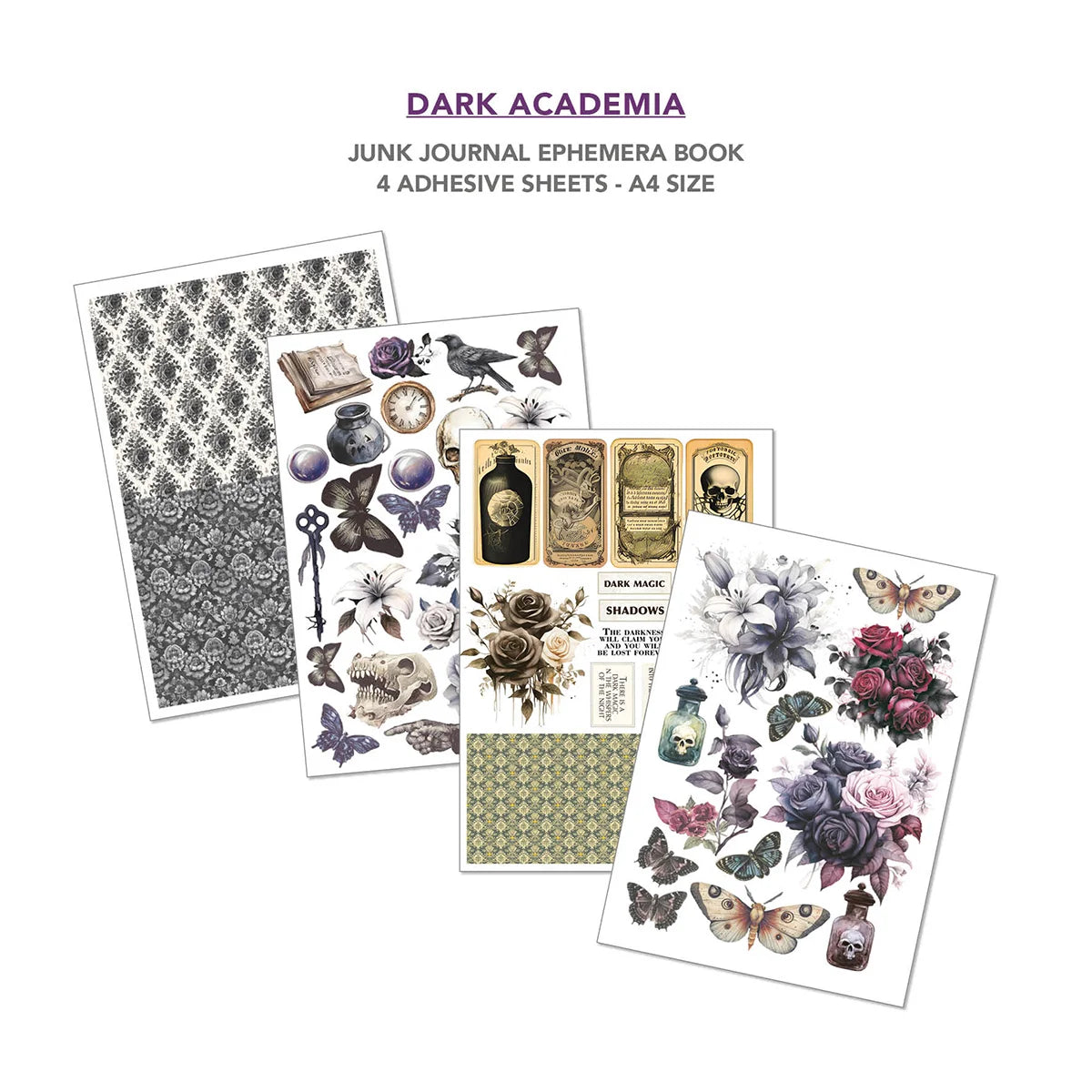 CIAO BELLA -Junk Journal & Ephemera Book - Dark Academia