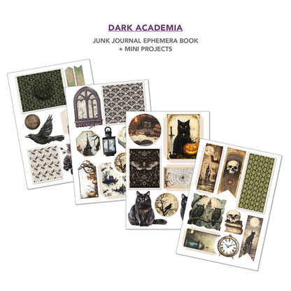 CIAO BELLA -Junk Journal & Ephemera Book - Dark Academia