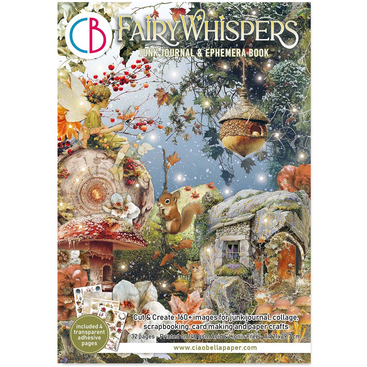CIAO BELLA -Junk Journal & Ephemera Book - Fairy Whispers