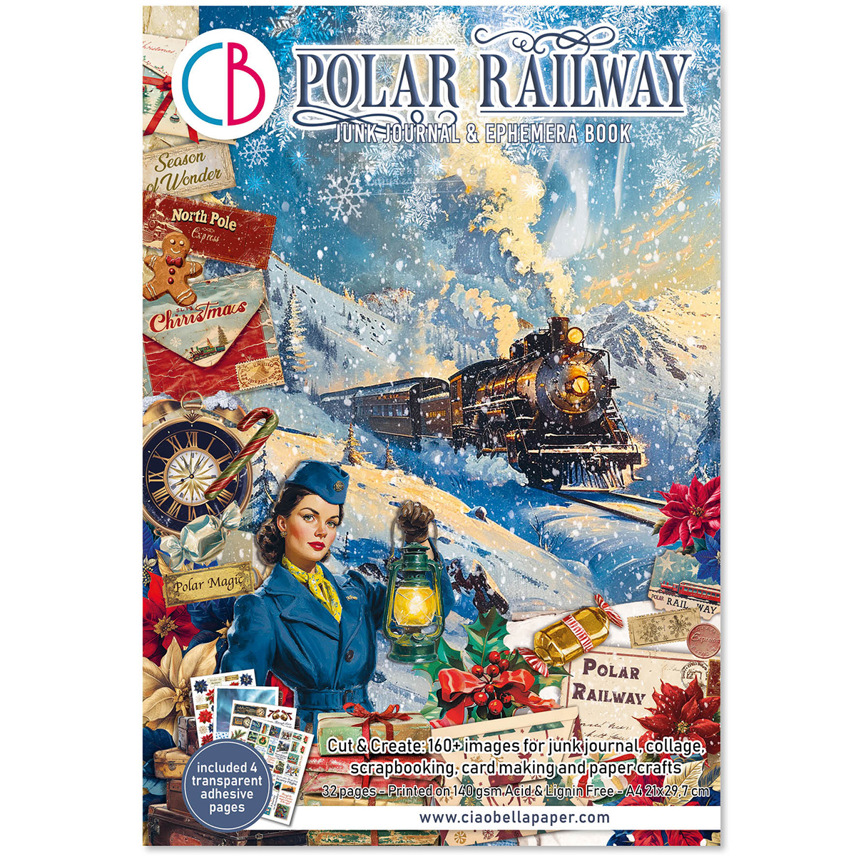 CIAO BELLA -Junk Journal & Ephemera Book - Polar Railway