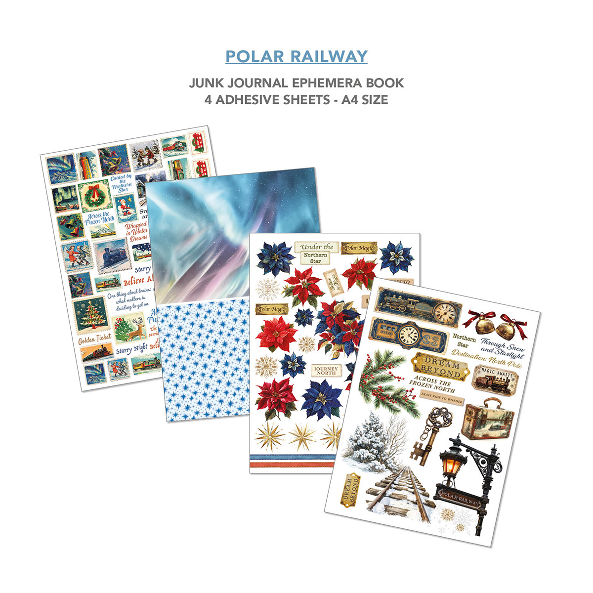 CIAO BELLA -Junk Journal & Ephemera Book - Polar Railway