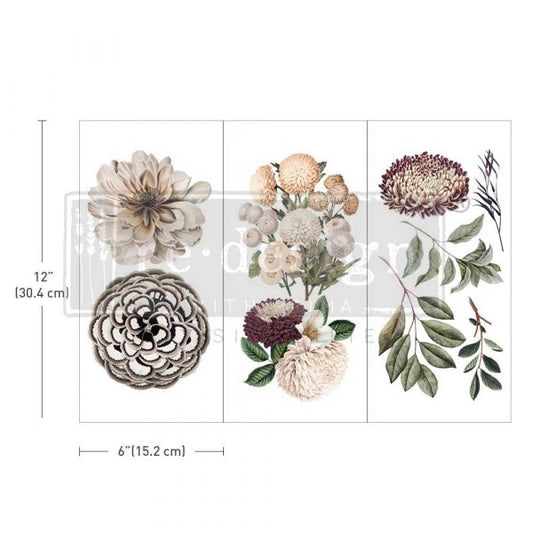 re-design - Decor Transfers - Natural Flora - 6'x12' - 3 sheets