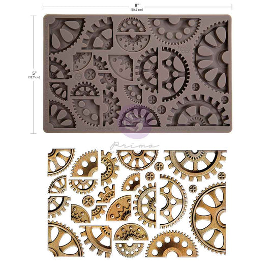 Prima - Finnabair Decor Moulds® – Halves And Quarters – 1 pc, 5″x8″x8mm