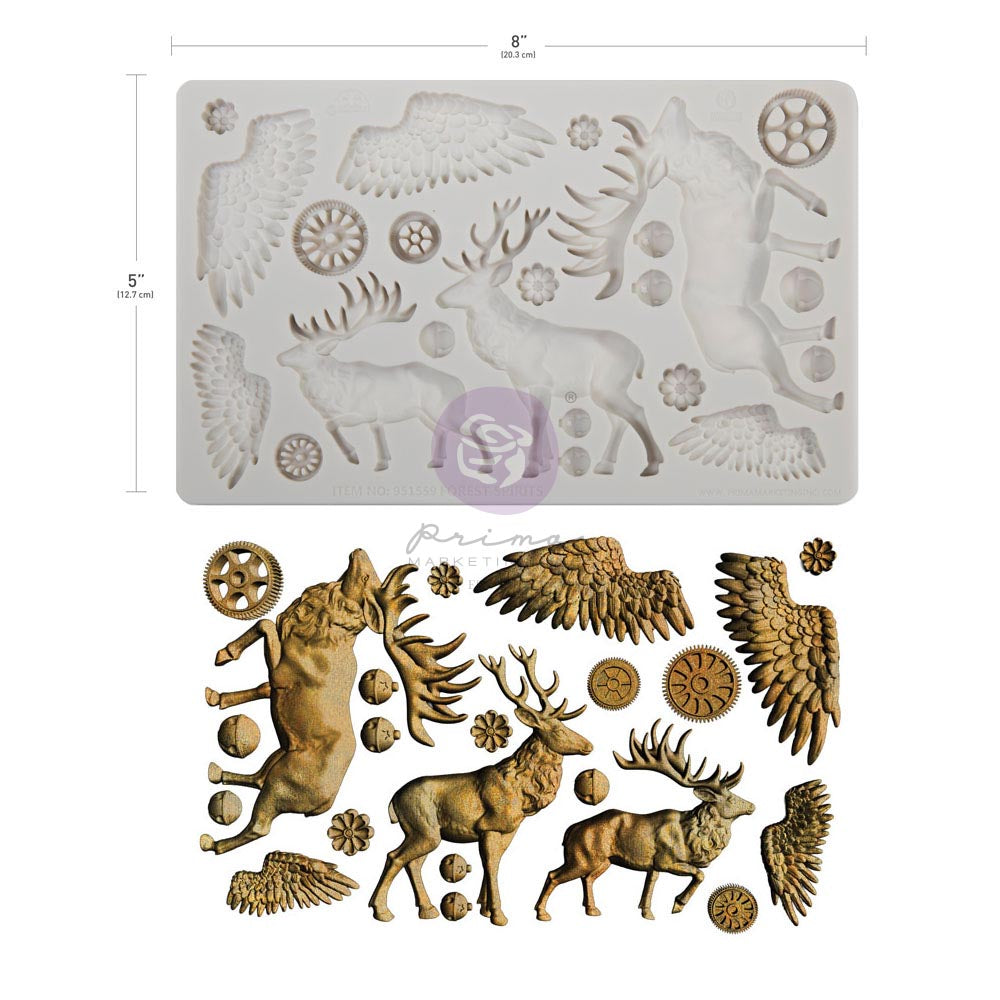 Prima -Finnabair Moulds – Forest Spirits – 1 pc, 5″x8″x8mm