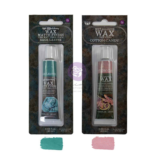 Prima - Finnabair - Art Alchemy- Finnabair Limited Edition Metallique + Matte Wax Set – Orchard – 2 tubes x 0.68oz (20ml)