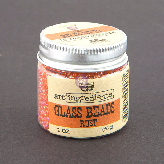 PRIMA - Art Ingredients - Glass beads - Rust 2oz