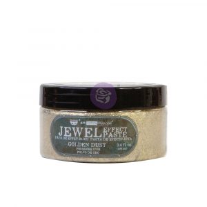 PRIMA -Art Extravagance – Jewel Texture Paste – Golden Dust – 1 jar, 100ml (3.4 fl oz)