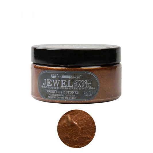 PRIMA -Art Extravagance – Jewel Texture Paste – Tiger’s Eye Stones – 1 jar, 3.4 fl oz (100 ml)