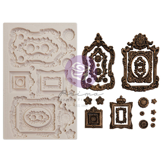 Prima - Decor Moulds -ORNATE FRAMES – 1 PC, 5″X8″X8MM