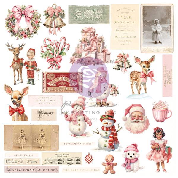 Prima  - 25 & Peppermint Collection Ephemera