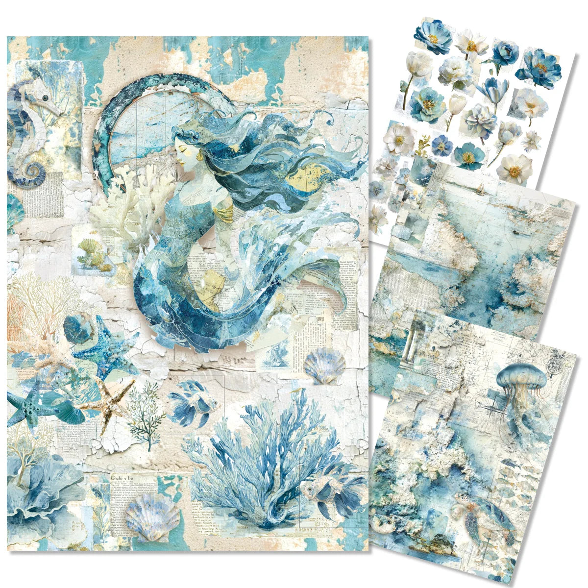 CIAO BELLA -A4 RICE PAPER - Edge of the Ocean A4 Rice Paper 4/pk