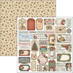 CIAO BELLA  - 12 x 12  Paper Pad - Merry & Bright
