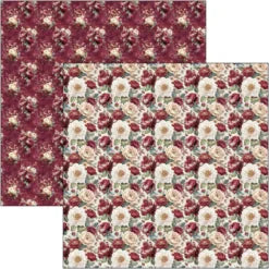 CIAO BELLA  - 12 x 12  Patterns Pad - Bohemian Burgundy