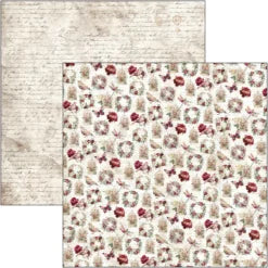 CIAO BELLA  - 12 x 12  Patterns Pad - Bohemian Burgundy