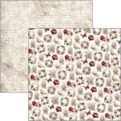 CIAO BELLA  - 12 x 12  Paper Pad - Bohemian Burgundy