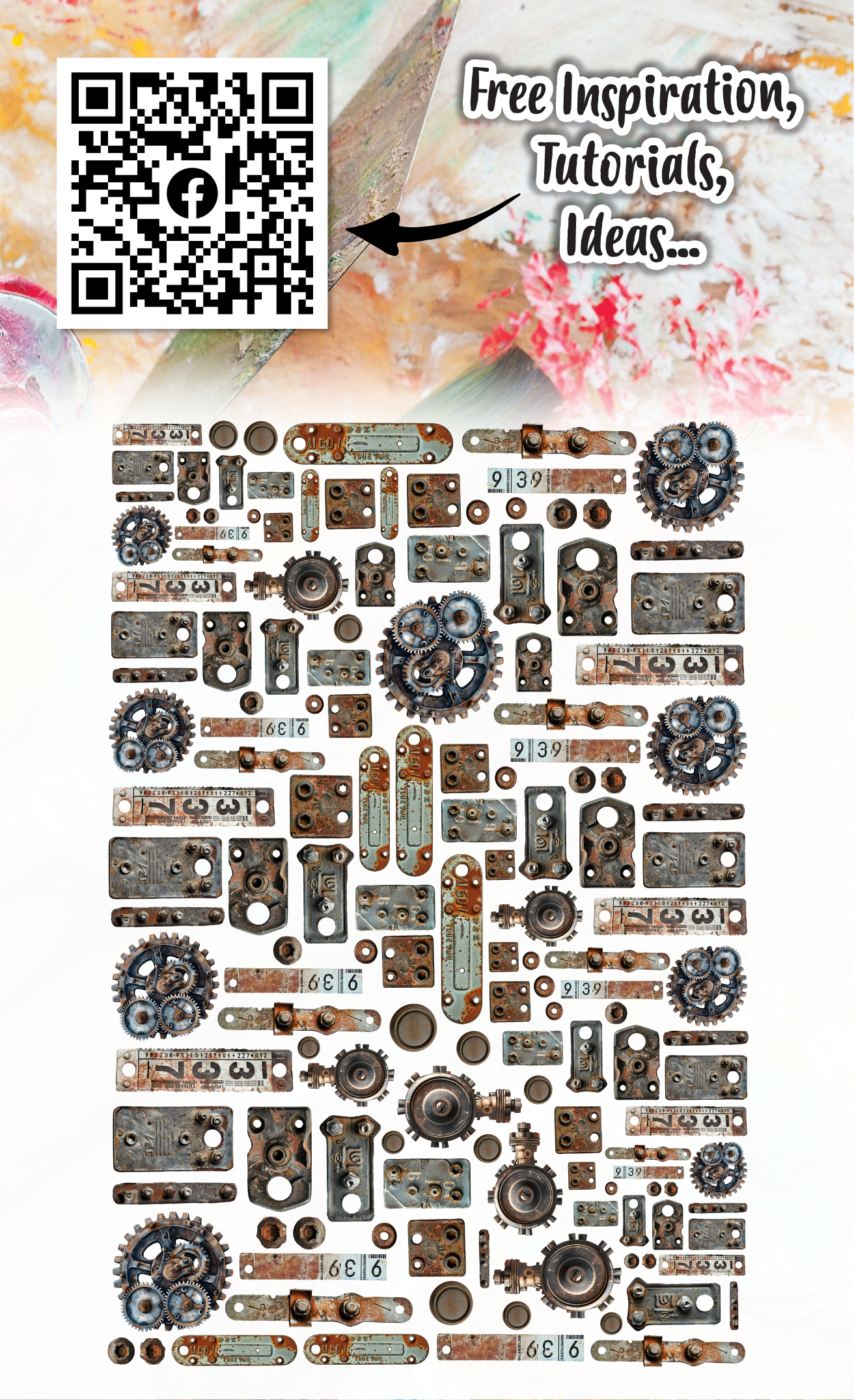 AALL & Create - Ephemera Die-Cuts - #66 - Bolted Gears