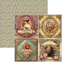 CIAO BELLA  - 12 x 12  Patterns Pad - Chocolate Wanderlust