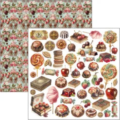 CIAO BELLA  - 12 x 12  Patterns Pad - Chocolate Wanderlust