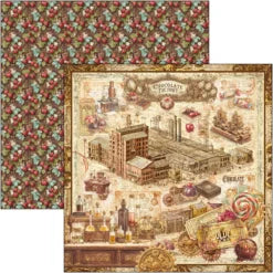 CIAO BELLA  - 12 x 12  Patterns Pad - Chocolate Wanderlust