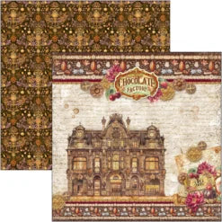 CIAO BELLA  - 12 x 12  Paper Pad - Chocolate Wanderlust