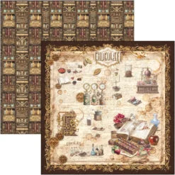 CIAO BELLA  - 12 x 12  Paper Pad - Chocolate Wanderlust