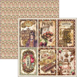 CIAO BELLA  - 12 x 12  Paper Pad - Chocolate Wanderlust