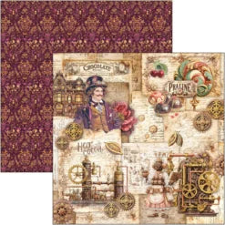 CIAO BELLA  - 12 x 12  Paper Pad - Chocolate Wanderlust