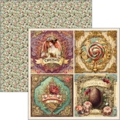 CIAO BELLA  - 8x8 Paper Pad - Chocolate Wanderlust