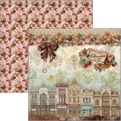 CIAO BELLA  - 8x8 Paper Pad - Chocolate Wanderlust