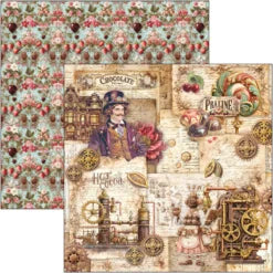 CIAO BELLA  - 8x8 Paper Pad - Chocolate Wanderlust