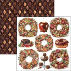 CIAO BELLA - Fussy cut pad 6x6 - Chocolate Wanderlust Fussy Cut Pad 6″x6″ 24/Pkg