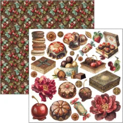 CIAO BELLA - Fussy cut pad 6x6 - Chocolate Wanderlust Fussy Cut Pad 6″x6″ 24/Pkg