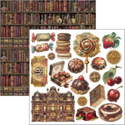 CIAO BELLA - Fussy cut pad 6x6 - Chocolate Wanderlust Fussy Cut Pad 6″x6″ 24/Pkg