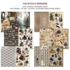 CIAO BELLA -Junk Journal & Ephemera Book - The Witch's Grimoire
