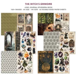 CIAO BELLA -Junk Journal & Ephemera Book - The Witch's Grimoire