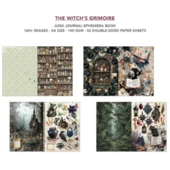 CIAO BELLA -Junk Journal & Ephemera Book - The Witch's Grimoire