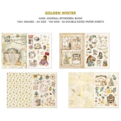 CIAO BELLA -Junk Journal & Ephemera Book - Golden Winter