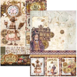 CIAO BELLA -A4 Creative Pad - Chocolate Wanderlust