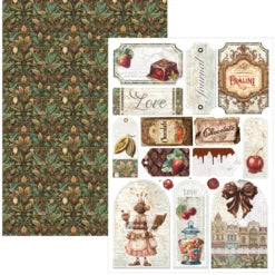CIAO BELLA -A4 Creative Pad - Chocolate Wanderlust