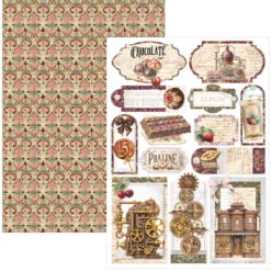 CIAO BELLA -A4 Creative Pad - Chocolate Wanderlust