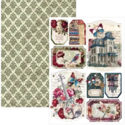 CIAO BELLA -A4 Creative Pad - Bohemian Burgundy