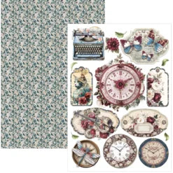 CIAO BELLA -A4 Creative Pad - Bohemian Burgundy