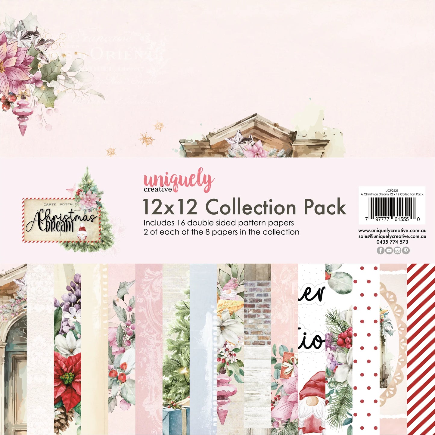 Uniquely Creative - 12 X 12  A Christmas Dream Collection Paper Pack
