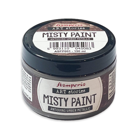 Stamperia - Misty Paint metallic ml 150 - Antiquing umber